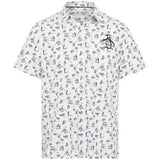 Original Penguin Retro Arcade Print Golf Polo