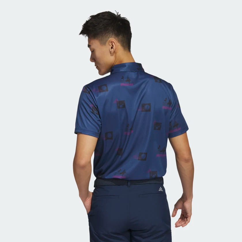 Adidas Allover Print Polo