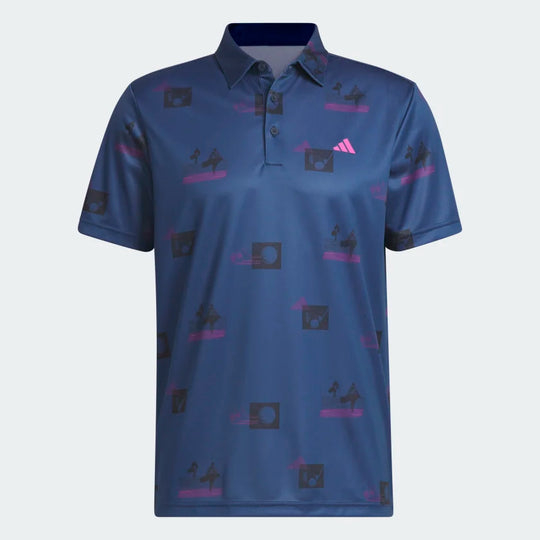 Adidas Allover Print Polo