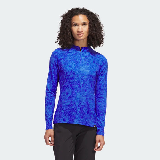 Adidas Women's U365 Tour Long Sleeve Print Shirt