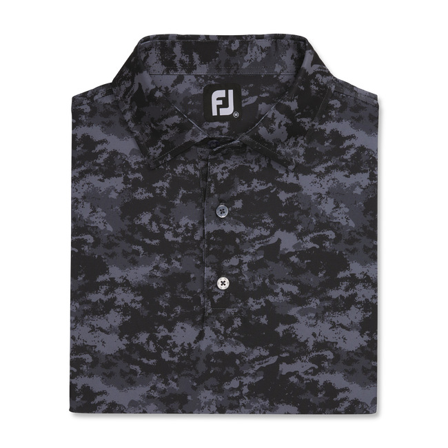 FootJoy Lisle Cloud Camo Self Collar Polo