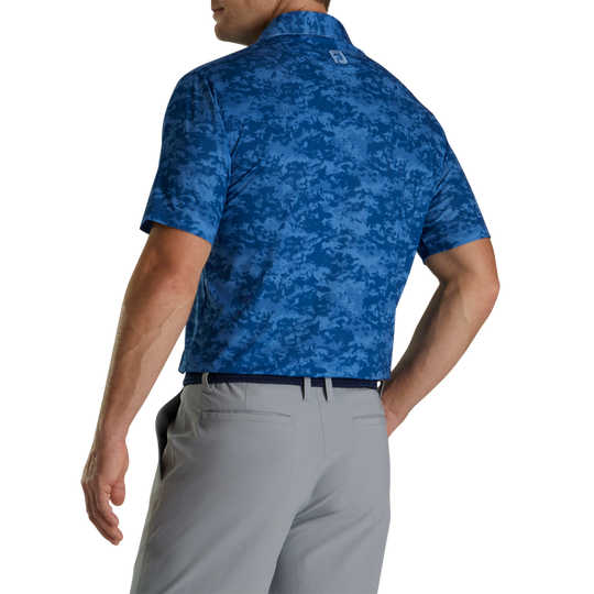 FootJoy Lisle Cloud Camo Self Collar Polo