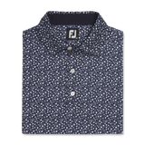 FootJoy Lisle Tossed Tulips Self Collar Polo