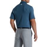 FootJoy Diamond Dot Print Lisle Self Collar Polo