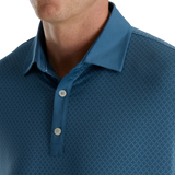 FootJoy Diamond Dot Print Lisle Self Collar Polo