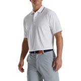 FootJoy Push Play Print Lisle Knit Collar Polo