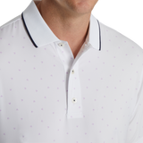 FootJoy Push Play Print Lisle Knit Collar Polo