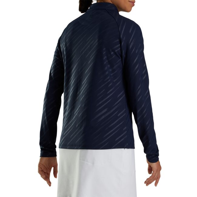 Footjoy Women's Half-Zip Embossed Pullover