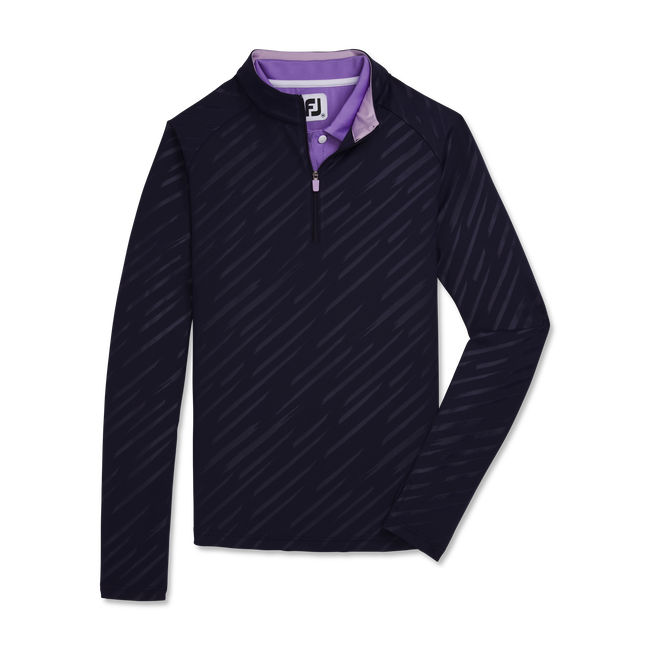 Footjoy Women's Half-Zip Embossed Pullover