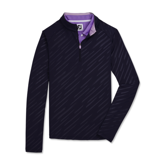 Footjoy Women's Half-Zip Embossed Pullover