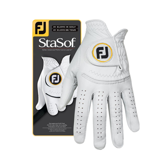 FootJoy StaSof Golf Glove Pearl/White