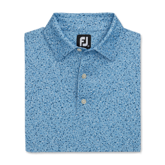 FootJoy Granite Print Lisle Self Collar Polo