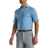 FootJoy Granite Print Lisle Self Collar Polo