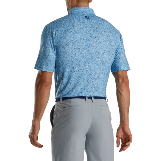 FootJoy Granite Print Lisle Self Collar Polo