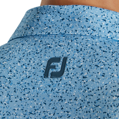 FootJoy Granite Print Lisle Self Collar Polo