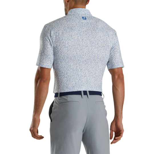 FootJoy Granite Print Lisle Self Collar Polo