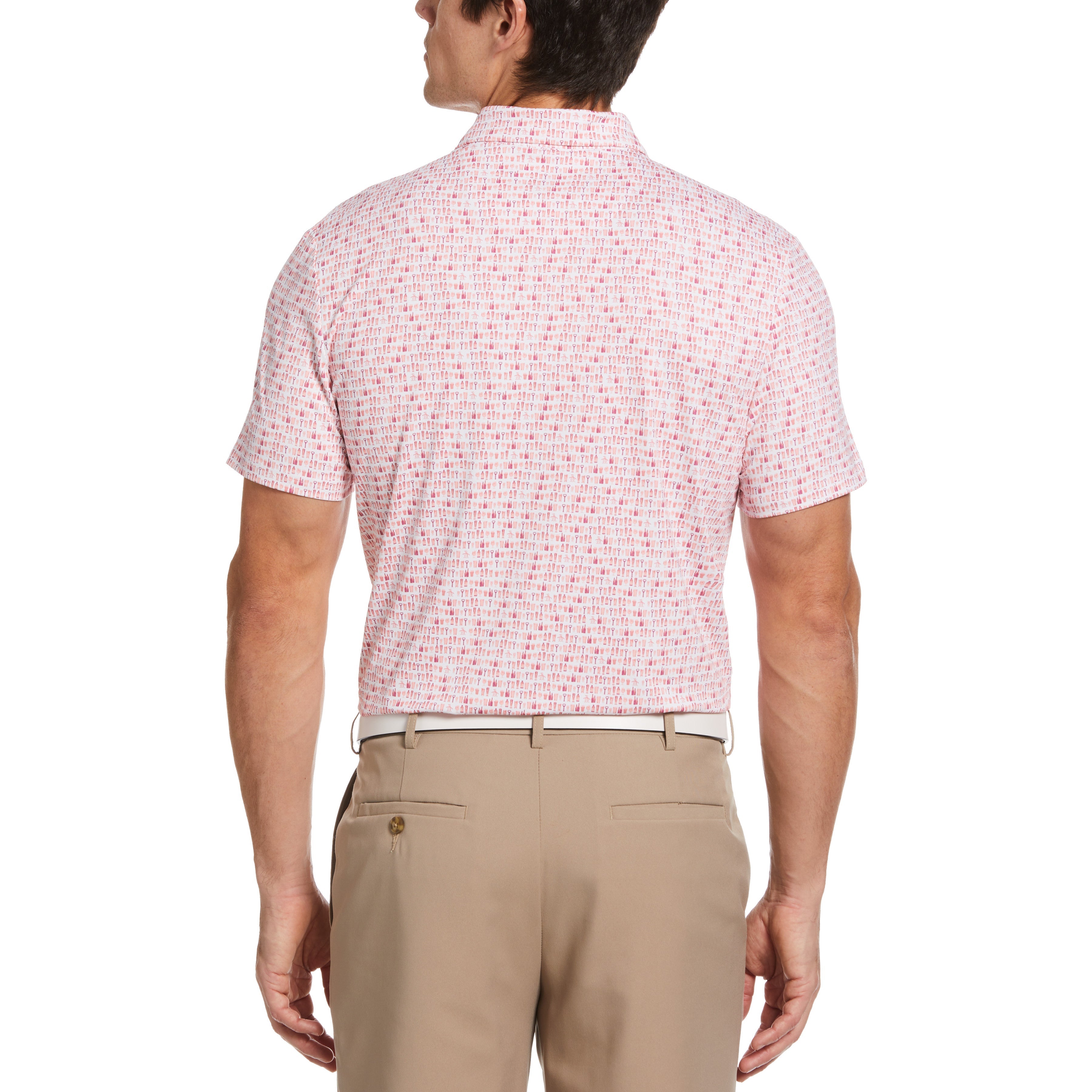 Original Penguin Have a Beer Novelty Print Golf Polo