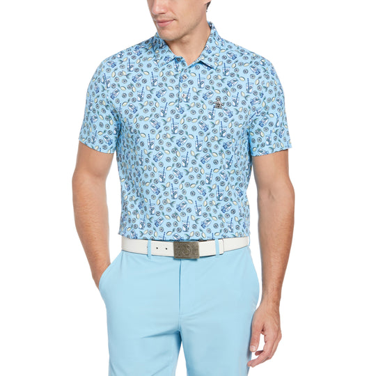 Original Penguin All Over Lemonade Golf Polo