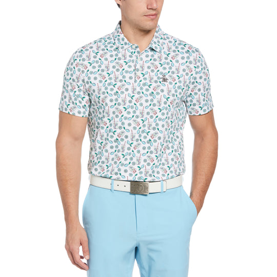 Original Penguin All Over Lemonade Golf Polo