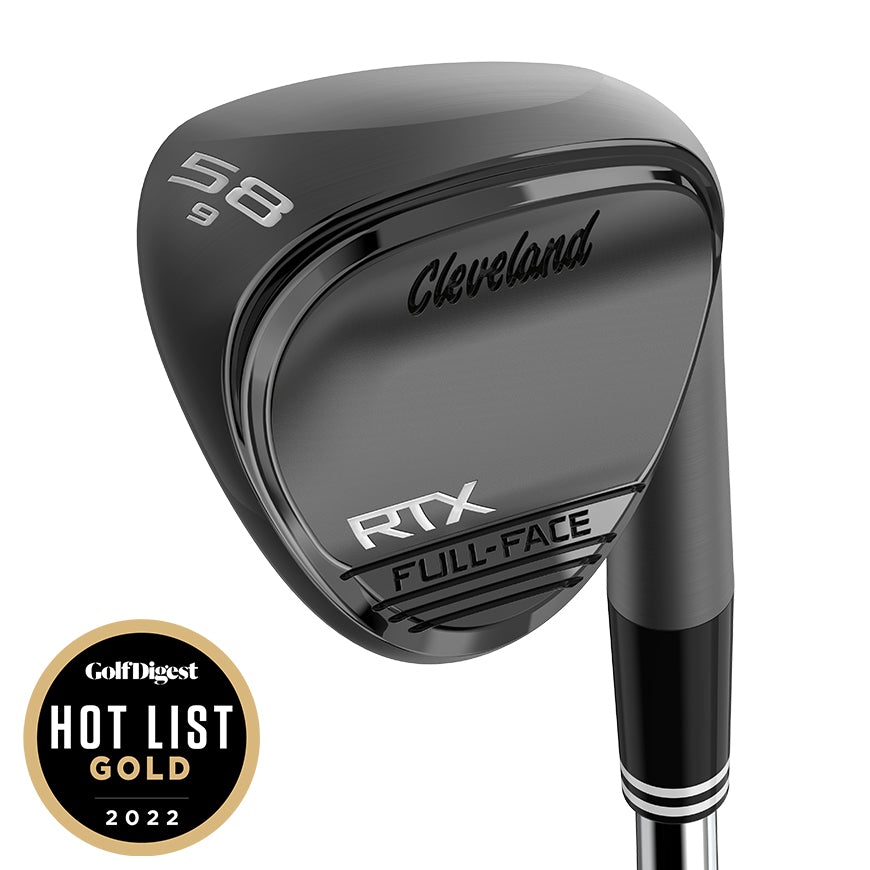 Cleveland RTX Zipcore Black Satin Full Face Wedge – Greenfield Golf