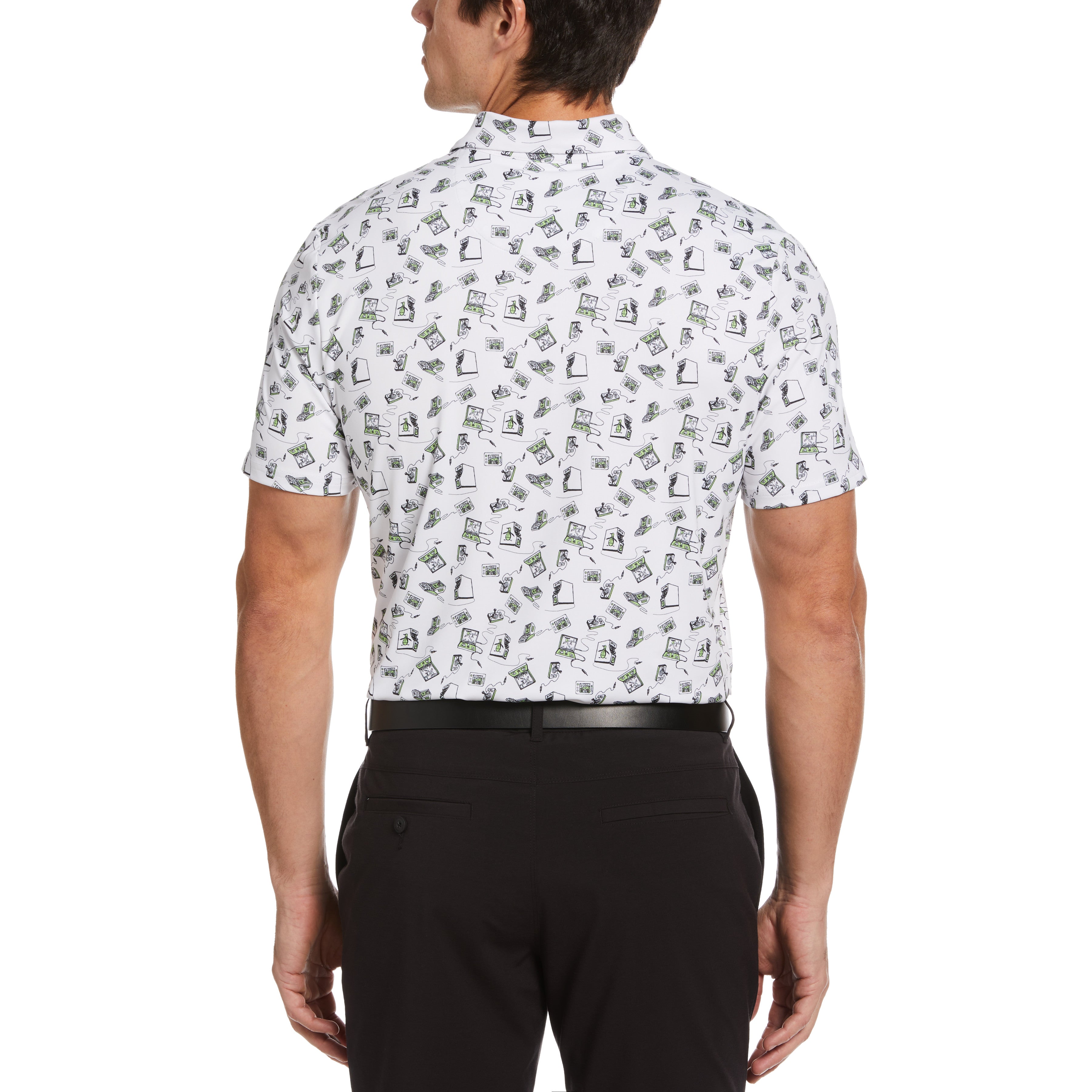 Original Penguin Retro Arcade Print Golf Polo