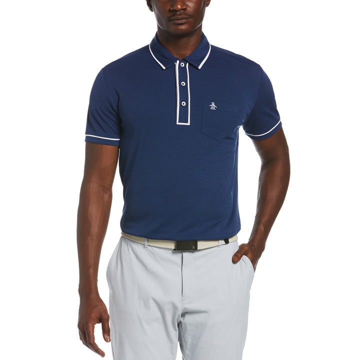 Blue Winter Holly Seamless Custom Golf Polo Shirts Christmas Golf Shir –  Myfihu