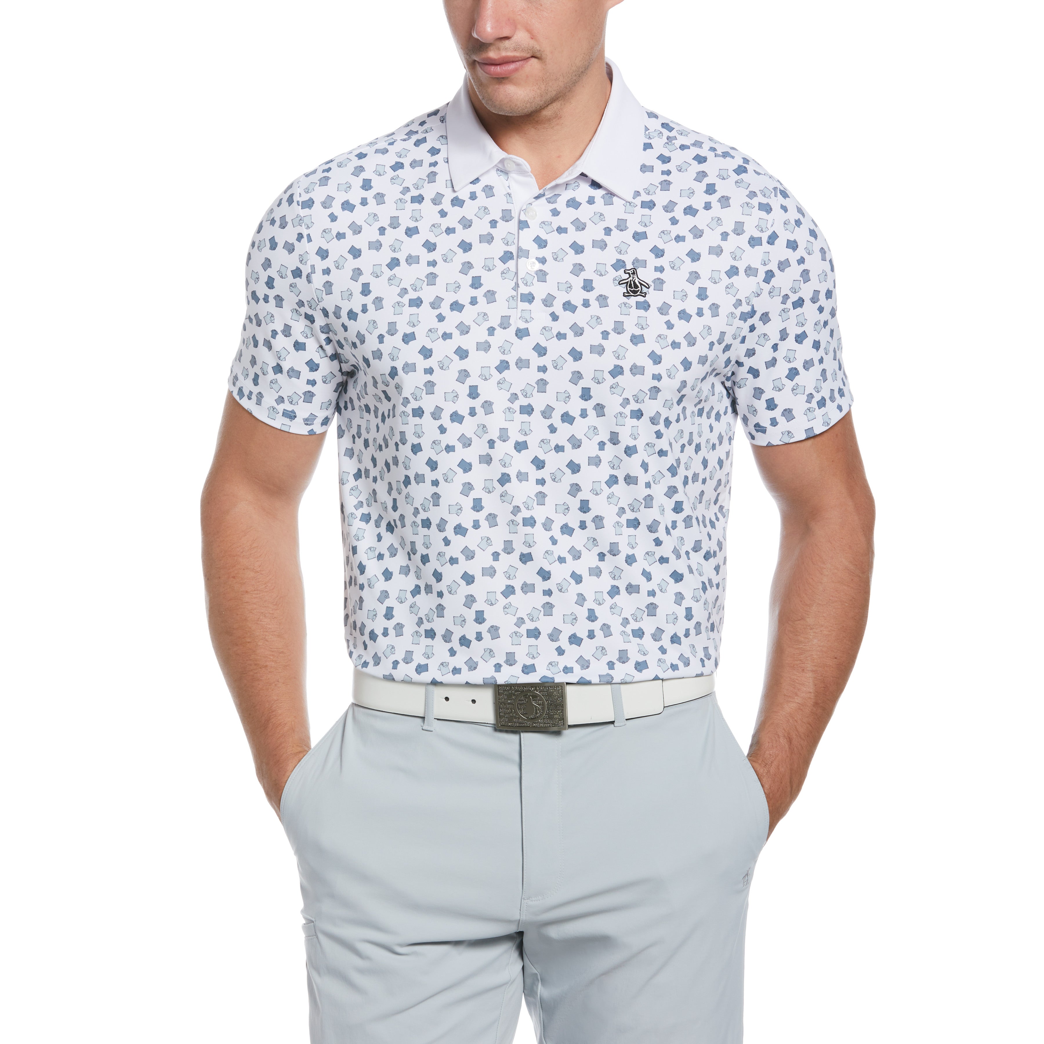 Golf shirt hot sale with penguin logo