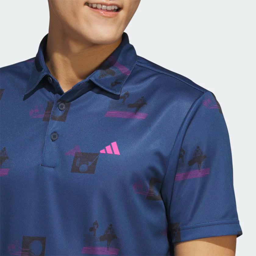 Adidas Allover Print Polo