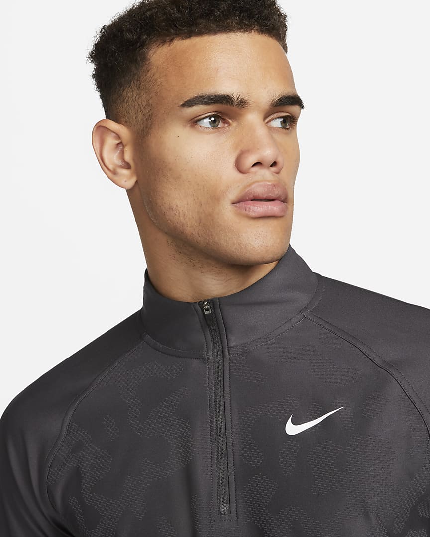 Nike dri fit hot sale zip top