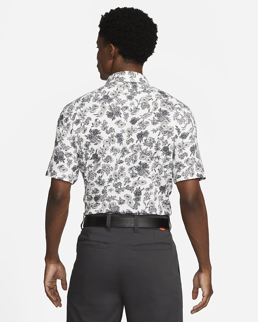 Nike floral hot sale golf shirt