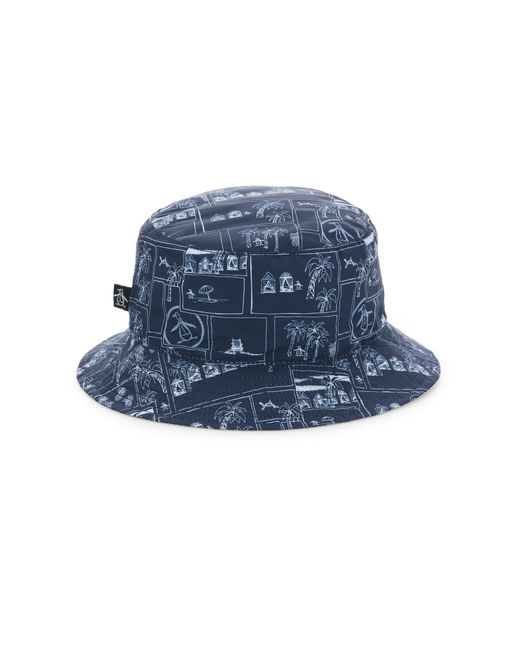 Original Penguin Golf Vacation Pete Reversible Bucket Hat